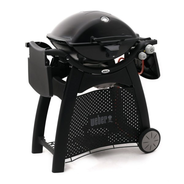 Weber BBQ Gás Q 3200 C/ Carrinho e Kit coz. Indireto -Preto